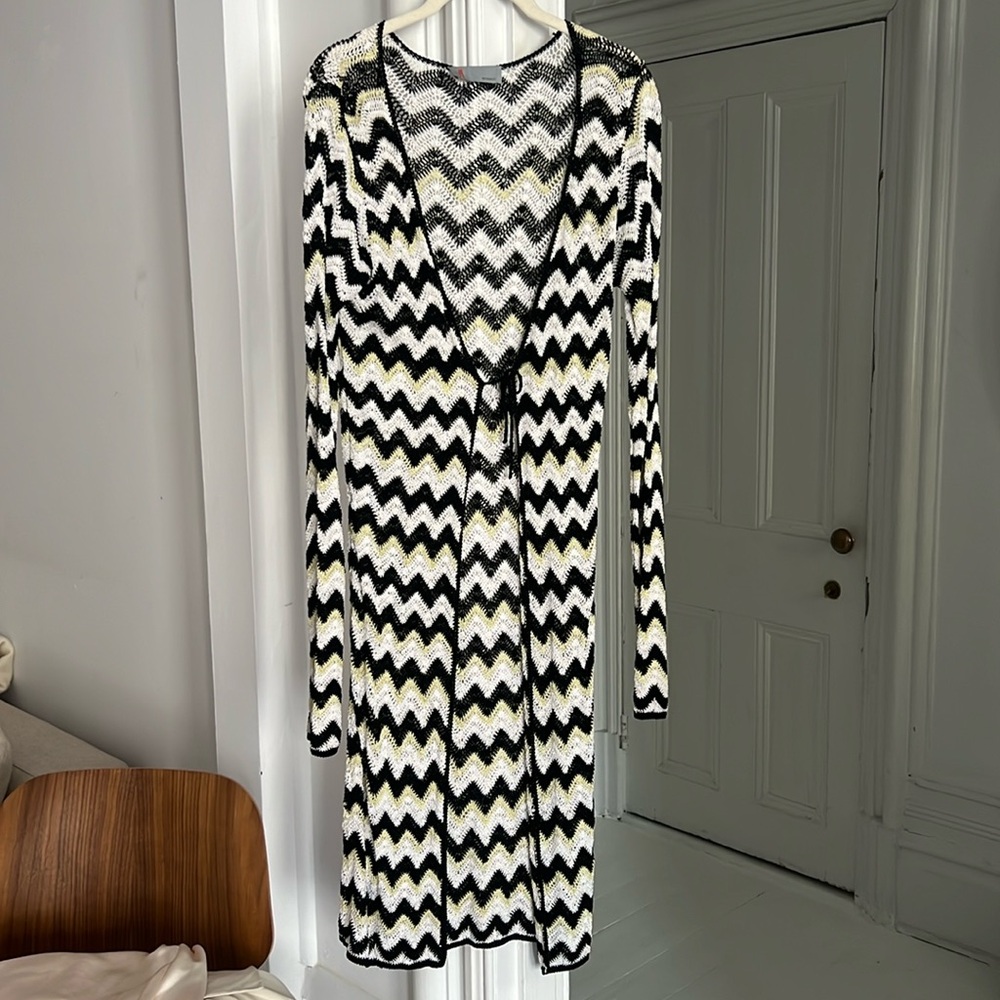 Missoni duster classic chevron vintage cardigan